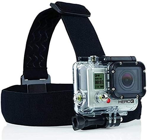 Комбиниран комплект аксесоари за екшън камери Navitech 8 в 1 с червен калъф - Съвместим с водоустойчива екшън