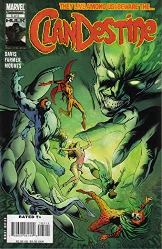 Под прикритие (2 серия) #5 VF ; Последният брой на Marvel comics | Алън Дейвис