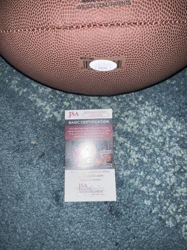 Джо Клеко подписа Официално включване на Уилсън в Залата на славата на футбол NFL Ню Йорк Джетс JSA - Футболни топки с автографи
