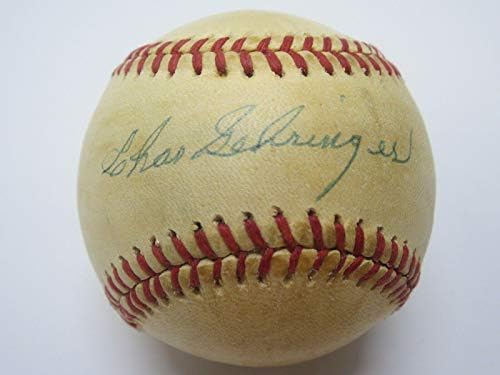 Чаз Герингер Детройт Тайгърс, подписано и бейзболни топки с автографи на OAL baseball JSA COA - Бейзболни топки с автографи