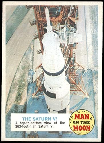 1969 Topps # 39 B Сатурн V (Карта) EX/MT