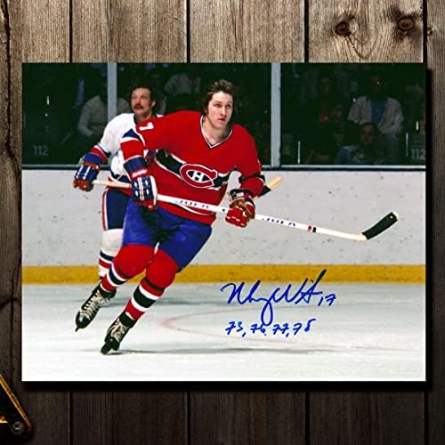 Мъри Уилсън Монреал Канадиенс С автограф 8x10 - Снимки на НХЛ С автограф
