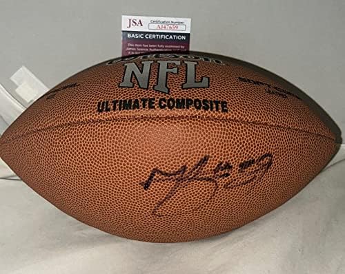 Минка Фицпатрик Питсбърг Стийлърс подписа Топка за Футбол NFL с автограф от JSA - Футболни топки с автографи