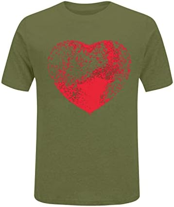Ризи за Свети Валентин за Жени, Красиви Ризи със Сърца, Нормално Кацане, Без Приятелка, Летни Тениски, Подарък за Нея
