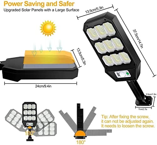 LED Соларни Улични лампи Външен Сензор за Движение Градински Защитна Стена Лампа LED Слънчев уличното осветление