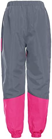 Дамски Модерен Панталон-Карго, Спортни Панталони с висока Засаждане, Рейвовые Светлоотразителни Панталони, Обикновен Цветен Блок