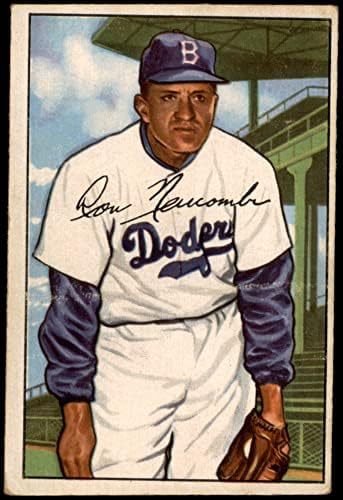 1952 Боуман # 128 Дон Ньюкомб Бруклин Доджърс (Бейзбол карта) VG Dodgers