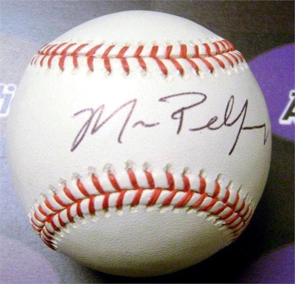 Играта на топка с автограф на Майк Пелфри (ROMLB ню ЙОРК Метс Близнаци Wichita State Shockers) - Бейзболни топки