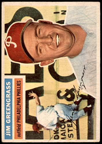 1956 Topps # 275 Джим Гринграсс Филаделфия Филис (Бейзболна картичка) VG Phillies