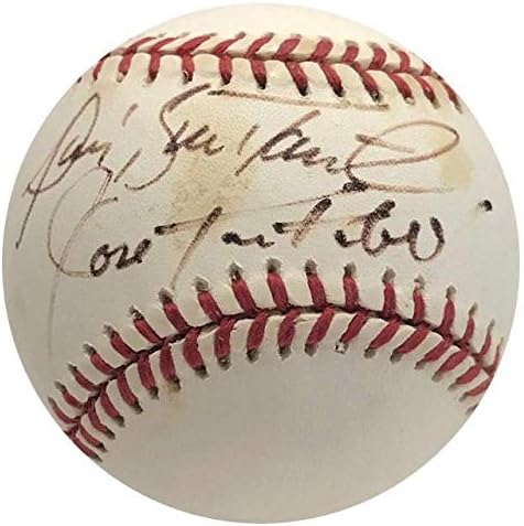 Хосе и Дани Тартабулл С Автограф от Официалните представители на Американската лига бейзбол - Бейзболни топки с Автографи