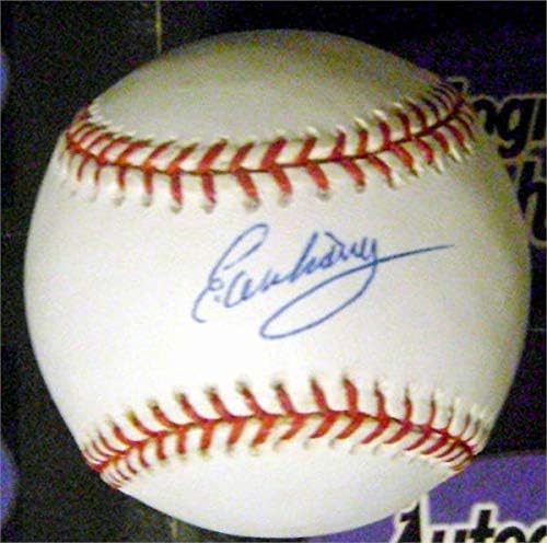 Играта на топка с автограф на Енрике Уилсън (OMLB ню ЙОРК Янкис Indians Cubs Pirates 67) - Бейзболни топки с автографи