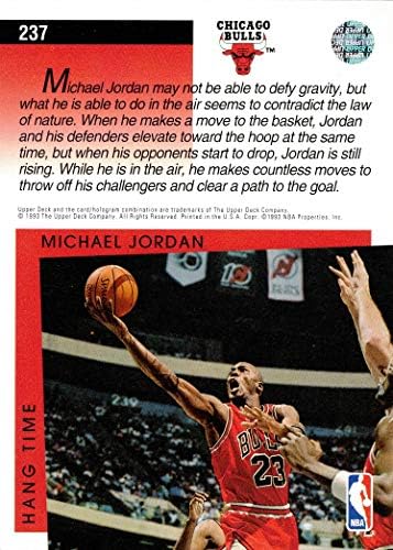 1993-94 Горната палуба 237 Баскетболно карта на Майкъл Джордан - на Чикаго Булс