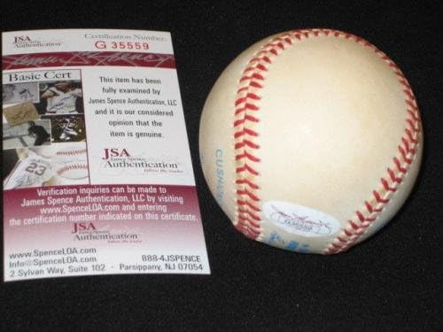 Джордж Томас Тайгърс Подписа Автограф Автентични Бейзболни топки Rawlings Oal Jsa Редки Бейзболни Топки С Автографи