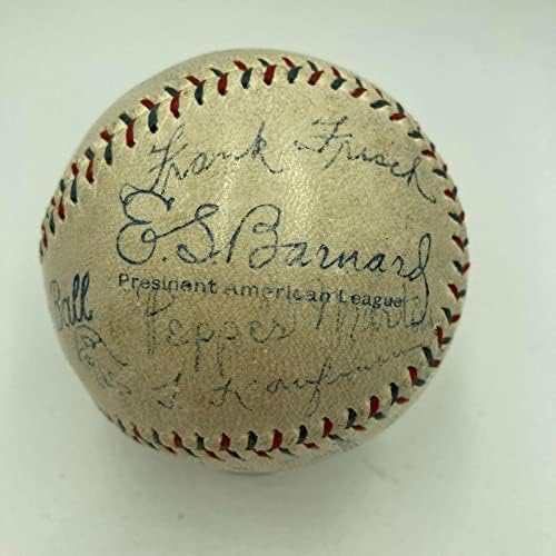 1931 Отбор на Шампионите от world series в Сейнт Луис Кардиналс Подписа договор с JSA COA по бейзбол - Бейзболни топки с автографи