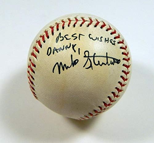 Бейзболен автомобил с Автограф на Майк Стенхауса DP03948 - Бейзболни Топки С Автографи
