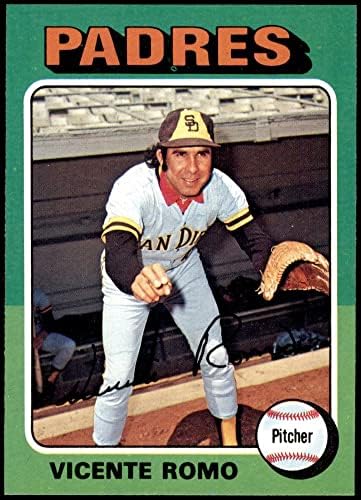 1975 Topps 274 Висенте Romo Сан Диего Падрес (Бейзболна картичка) NM/MT Падрес