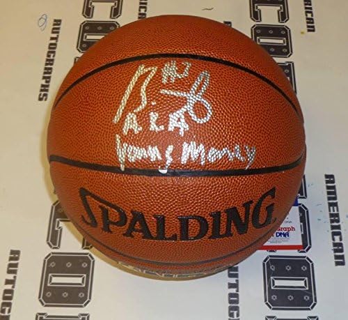 Брандън Дженингс подписа баскетболен договор с PSA /DNA COA Young Money Pistons Bucks Auto'd - Баскетболни топки с автографи