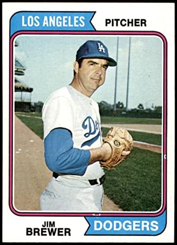 1974 Topps # 189 Джим Брюър Лос Анджелис Доджърс (бейзбол карта) в Ню Йорк/MT Dodgers