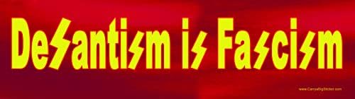 Десантизм - това е фашистская стикер на бронята с Рон Десантиса или Магнитен стикер на Бронята (стикер върху бронята)
