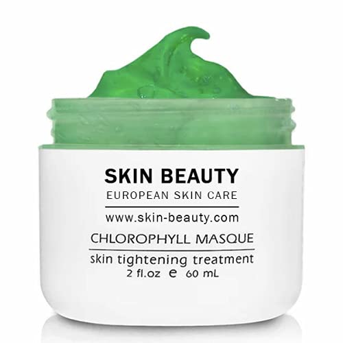 Маска С хлорофил ЗА КРАСОТА на КОЖАТА - 2 унции (607) | Подтягивающая Лечебна маска | Намалява Малките бръчки и укрепва кожата | Продава Skin-Beauty.com
