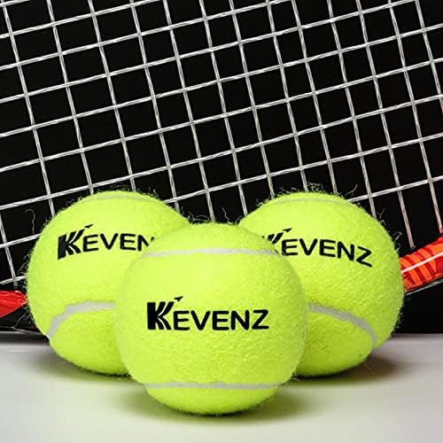 Стандартните тенис топки за тренировка под налягане KEVENZ в опаковка 12 броя, Высокоэластичные, по-трайни, подходящи за обучение на начинаещи.