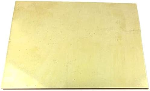 YIWANGO Месинг Ламарина, метал, от мед Лист, Охлаждащ Промишлени Материали H62 Cu Дебелина 5 мм, с 5 100 150