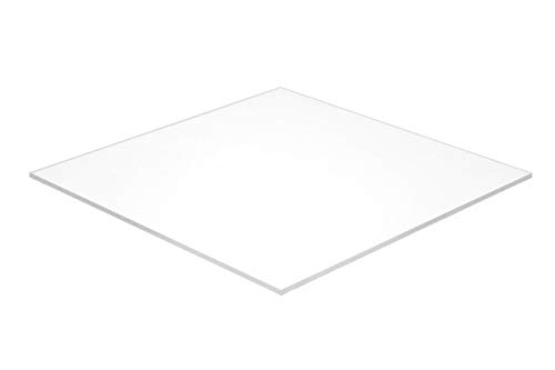 Акрилен лист от плексиглас Falken Design, Червен Прозрачен (2423), 18 x 18 x 1/8