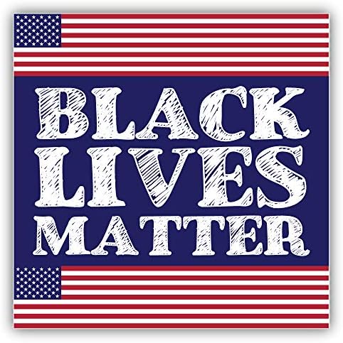 Черни живота Имат значение, Справедливост за Флойда, Аз Не Мога да Дишам, Vinyl Стикер с Флага на САЩ, Стикер