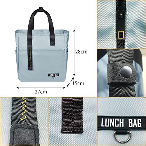 YiQ RiC Изолирано Чанта за обяд за жени /Мъже - за многократна употреба Обяд-бокс за Офис работа, Университетско