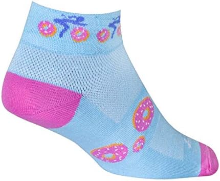 Чорап с шарките на Поничка, Класически Чорап, Спортен и Елегантен, 1 Инча - Малък / Среден