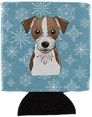 Carolin's Treasures BB1636CC Snowflake Jack Russell Terrier Баночный или Бутылочный Обниматель, Баночный Охладител