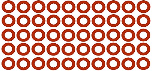 Sterling Seal CRG7237.1600.062.150X50 7237 Червена Гумена циркулярното, диаметър 16 см, диаметърът на тръбата