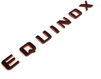 Yoaoo 1x OEM Хромирана Плоча Equinox С името 3D Букви на Лого, Емблема на Иконата Лъскава Замяна за Equinox
