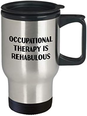 Пътна чаша за ерготерапевт - Подарък Трудотерапевту - трудова терапия Е Клиниката