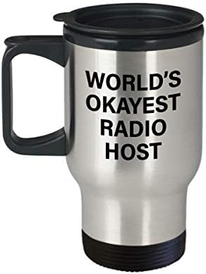 Подарък радиоведущему - Забавен подарък Радиоведущему - Чаша За пътуване Радиоведущей - Най-добър радио водещ