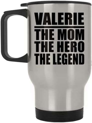Дизайнсифи Мама Valerie Герой на Легенда, Сребърен Пътна Чаша 14 грама, на Изолиран Чаша от Неръждаема Стомана,