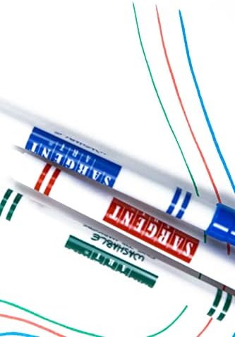 Комплект маркери химикалки Сарджънт Art 50 Броя с тънък фитил, Пера, Различни цветове, Безопасни за децата Дишащи