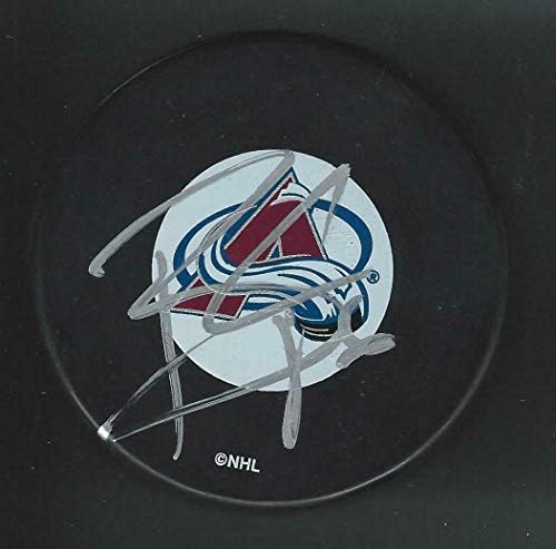 Боб Баунер подписа шайбата Колорадо Аваланш - за Миене на НХЛ с автограф