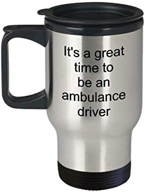 Пътна чаша шофьор на линейка - Отлично Занимание - Идея за подарък под формата на Тублера на 14 мл За мъже и