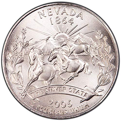 2006 P Сатинировка Избор тримесечие на щата Невада Необращенный Монетен двор на САЩ