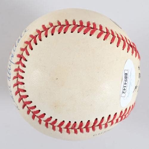 Дон Драйсдейл подписа договор с бейзболна Доджърс – COA JSA - Бейзболни топки с автографи