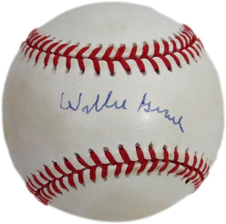 Уили Грейс подписа договор с ONL Baseball Негър League Cleveland Buckeyes PSA / Бейзболни топки С ДНК-Автограф