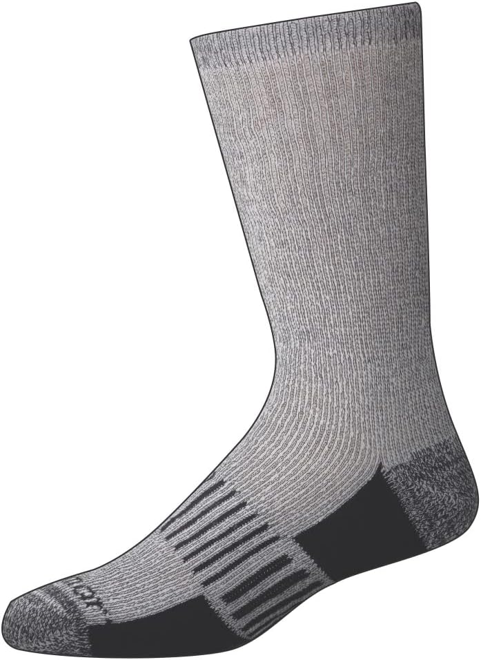 Всесезонни Вълнени чорапи за екипажа Terramar Унисекс средна плътност за всеки ден (4 опаковки)