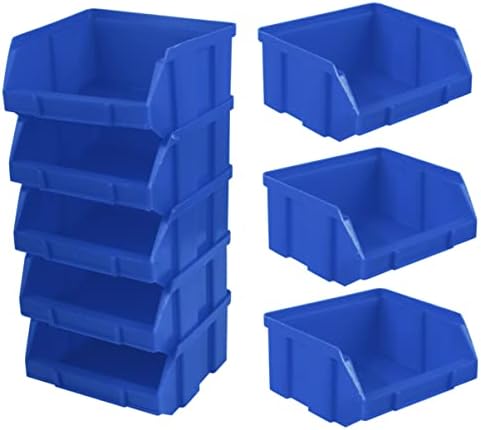 DOITOOL 10 БР. Пластмасовите Висящи Штабелируемые Кутии-Организаторите за Съхранение, Штабелируемые Кутии за