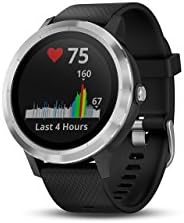 Умни часовници на Garmin Vivoactive 3 с GPS и вграден спортни приложения - Черен / Сребрист (обновена)