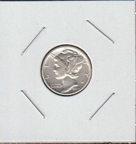1944 D Крилат главата на Свободата или Меркурий (1916-1945) Избор на десет цента Изключително добър