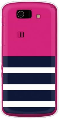 Втора кожа с еднакво кант Розов цвят (Прозрачни) Дизайн от ROTM/за телефон AQUOS SL IS15SH/au ASHA15-PCCL-202-Y386