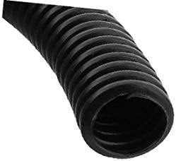 X-DREE на Дървесина Пластмасови тръби, Сильфон за маркуч, Жично протектор 2,8 М 13 мм черен цвят (Guaina corrugata