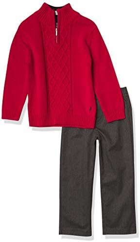 Комплект от пуловери и панталони и Пуловера на мълния за една четвърт от момчетата Наутика