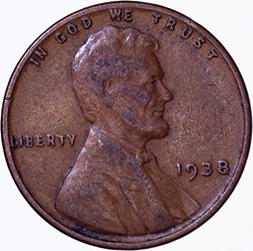 1938 Lincoln Wheat Cent 1C Very Fine